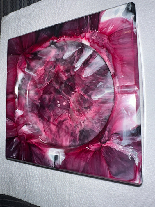 Luxus Epoxidharz Aschenbecher – Handgemachtes Resin Unikat