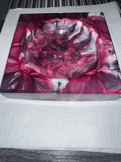 Luxus Epoxidharz Aschenbecher – Handgemachtes Resin Unikat